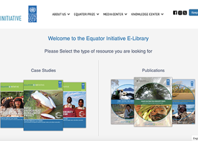 Nature based Solutions Database-Equator initiative UNDP